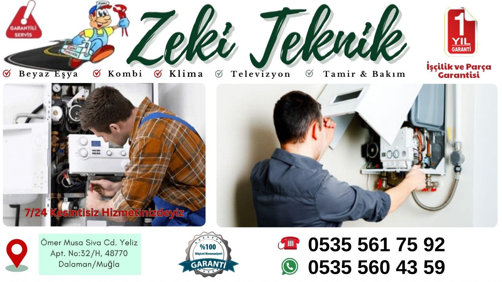 Dalaman Demirdöküm Servisi